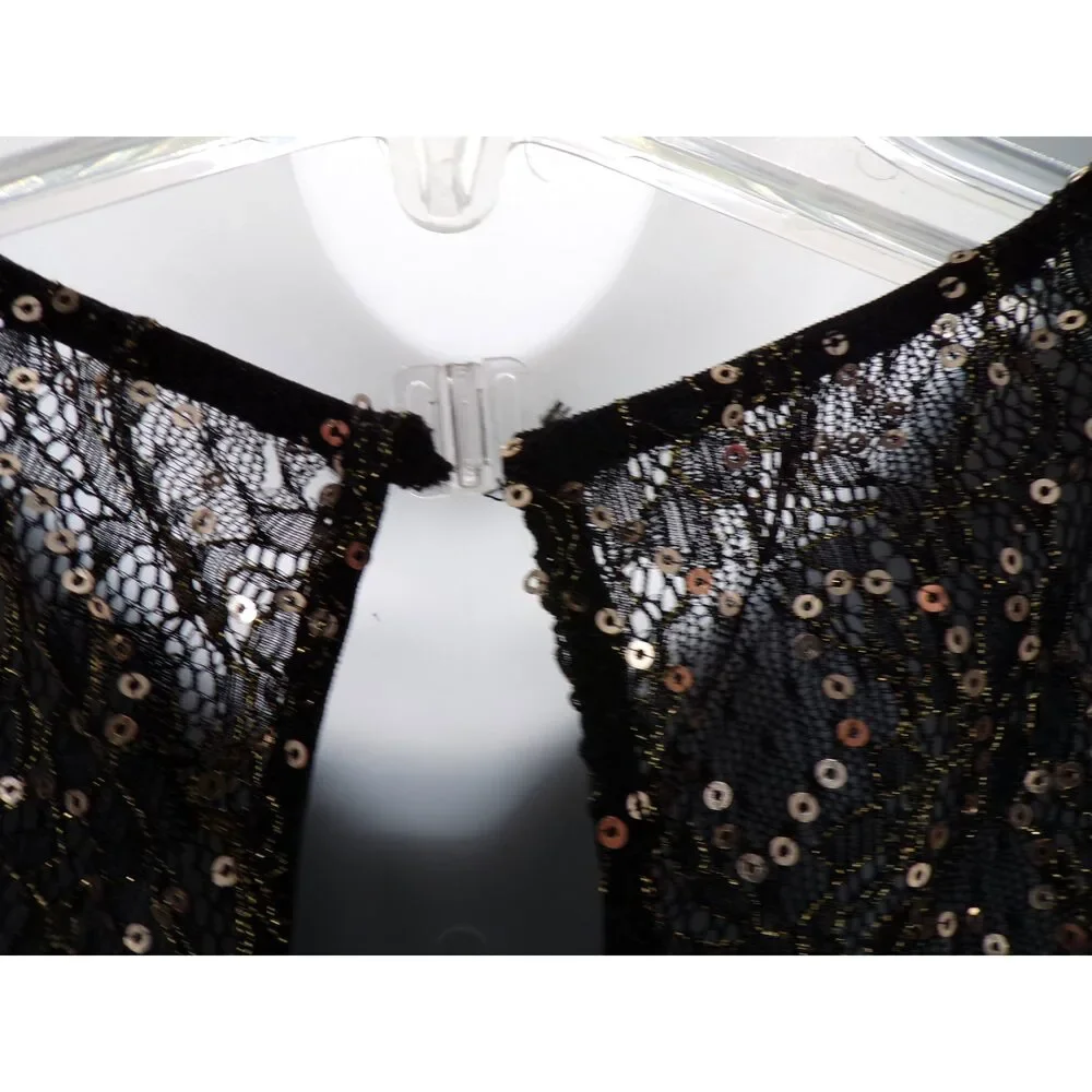 Pre-Owned Dance Costume Curtain Call J5264 XL Child Gold Jazz